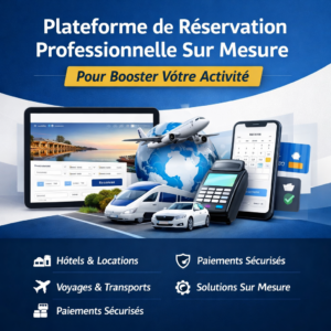 Plateforme de Réservation Professionnelle Sur Mesure pour Booster Votre Activité