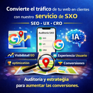 Convierte el tráfico de tu web en clientes con nuestro servicio de SXO