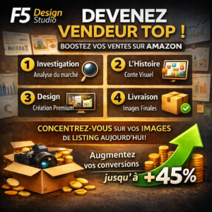 Création d’Images Listing Amazon pour Devenir Top Seller