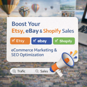 eCommerce Marketing & SEO Optimization for Etsy, eBay and Shopify
