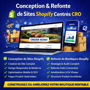Création de Site E-commerce WordPress WooCommerce à Haute Conversion