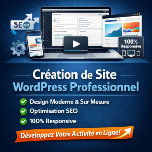Création de Site WordPress Sur Mesure pour Entreprises et Professionnels