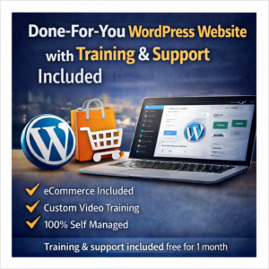 Done-For-You WordPress Website with Training & Ongoing Support
