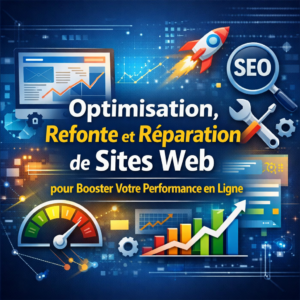 Optimisation, Refonte et Réparation de Sites Web pour Booster Votre Performance en Ligne