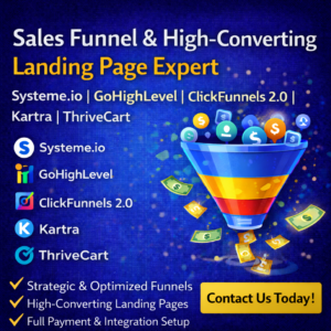 High-Converting Sales Funnel & Landing Page Expert