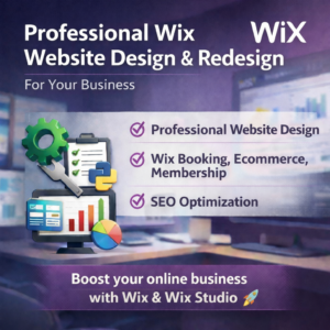 Professional Wix Website Design & Redesign for Your Business