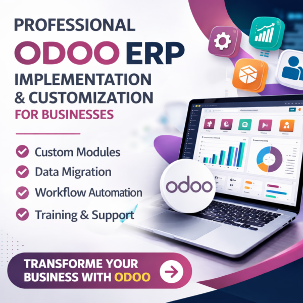 Professional Odoo ERP Implementation & Customization