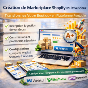 Développement Marketplace Shopify Multivendeur