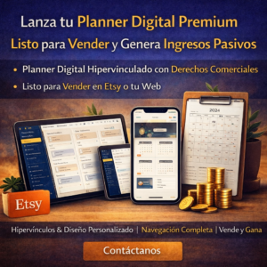 Lanza tu Planner Digital Premium Listo para Vender y Genera Ingresos Pasivos