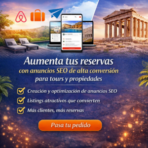Aumenta tus reservas con anuncios SEO de alta conversión para tours y propiedades