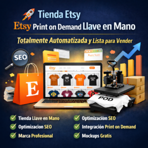 Creación de Tienda Etsy Print on Demand Automatizada