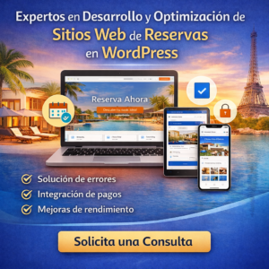 Expertos en Desarrollo y Optimización de Sitios Web de Reservas en WordPress